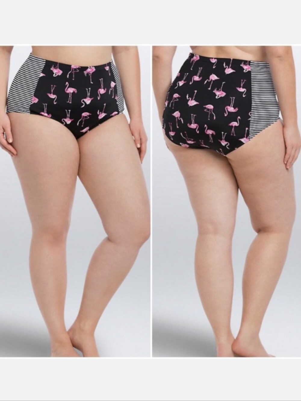 Torrid Flamingo Swim Bottoms Size 4 4X